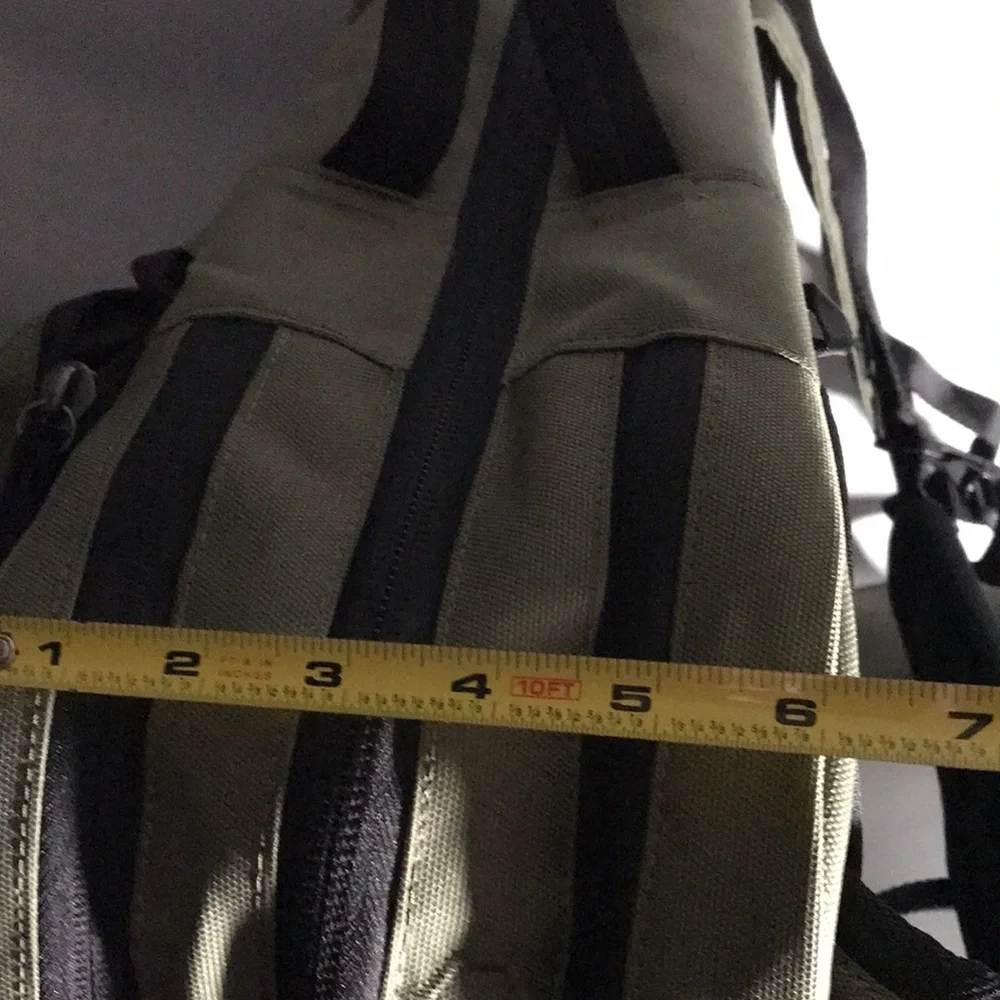 Pakt x Chase Reeves Army Green Travel Backpack Has Sling / Hip Strap
